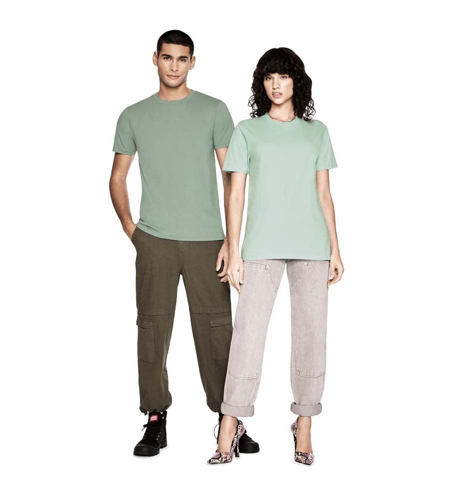 EarthPositive Unisex Classic Jersey T-Shirt | TIE DYE RAINBOW